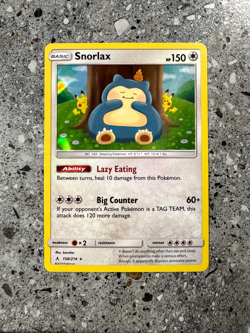 Pokemon TCG Cards Snorlax 158/214 Unbroken Bonds Holo Rare - Image 1