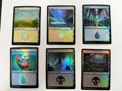 Modern Horizons 3 MH3 Basic Lands Foil MTG Set of 10 - Image 1