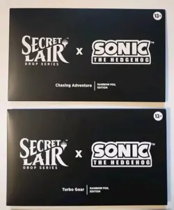 MtG Secret Lair x Super Sonic Hedgehog Complete Set Rainbow FOIL Bundle Sealed - Image 2
