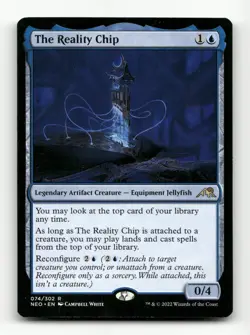 The Reality Chip Kamigawa: Neon Dynasty #74 Rare - Image 1