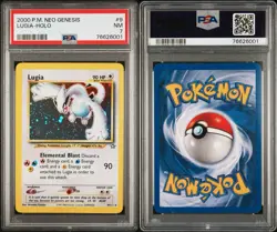 Pokemon TCG Lugia 9/111 Neo Genesis Holo Rare PSA 7 Graded - Image 2