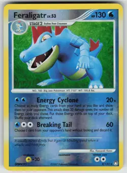 Feraligatr 8/123 Rare Mysterious Treasures Pokemon Reverse Holo MP - Image 1
