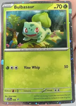 Cosmos Holo Bulbasaur 046 Black Star Promo 2023 Pokemon 151 - Image 1