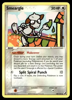 Smeargle Unseen Forces Uncommon 48/115 2005 Pokemon TCG - Image 1