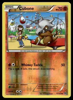 Cubone XY - BREAKthrough Reverse Holo 77/162 Pokemon TCG - Image 1