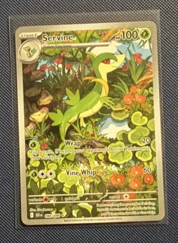 Pokemon TCG Servine 088/086 Sv: Black Bolt Illustration Rare Holo HP 100 EN - Image 1