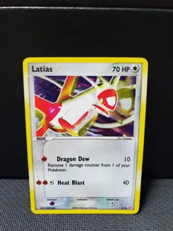 Pokemon Latias EX Trainer Kit 1: Latias Latios Holo Damaged - Image 1