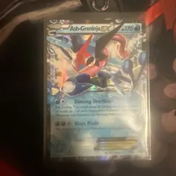 Pokemon Ash-Greninja-EX (XY133/211) XY Black Star Promos LP-MP HOLO - Image 1