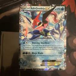 Pokemon Ash-Greninja-EX (XY133/211) XY Black Star Promos LP-MP HOLO - Image 3