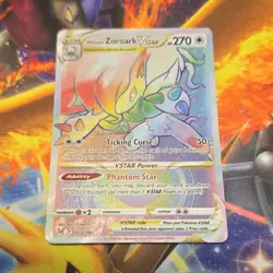 The Pokemon Company Hisuian Zoroark VSTAR 203/196 Lost Origin Full Art Holo - Image 1