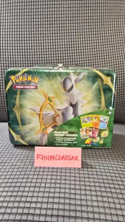 Pokemon TCG Arceus Collector’s Chest Lunchbox Tin Spring 2022 Factory Sealed - Image 1