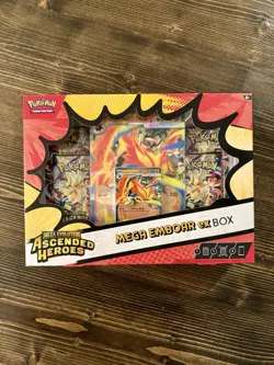 Pokemon Ascended Heroes Lot (Pin, Emboar, Booster, HEAVY tin) FACTORY SEALED - Image 4