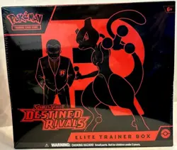 POKEMON SCARLET & VIOLET DESTINED RIVALS ELITE TRAINER BOX NEW SEALED - Image 1