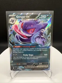 Pokemon TCG Gengar ex 104/162 Double Rare Pokemon Temporal Forces TEF NM - Image 1