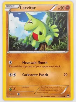 Larvitar 41/124 Pokemon - XY Fates Collide MP - Image 1