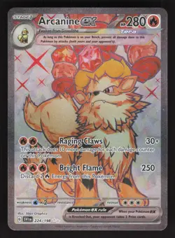 Arcanine ex 224/198 Pokemon TCG SV01: Scarlet & Violet Base Set NM - Image 1