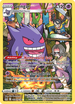 GENGAR TG06/TG30 HOLO LOST ORIGIN TRAINER GALLERY POKEMON NM/M - Image 3