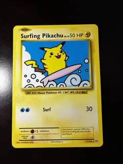 Nintendo Pokemon TCG Surfing Pikachu 111/108 Evolutions Secret Rare Reg EN - Image 1