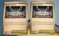 In-Hand 2x NM Mystery Garden Stadium Pokemon Mega Evolution 122/132 Ships Quick! - Image 1