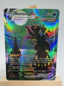 Nachtara VMAX Pokemon Karte - Drachenwandel - 215/203 - Alt Art - Deutsch - Image 1