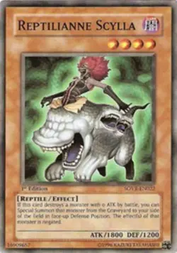 Reptilianne Scylla - SOVR-EN022 - Common - Unlimited Edition - Moderately Played - Image 1