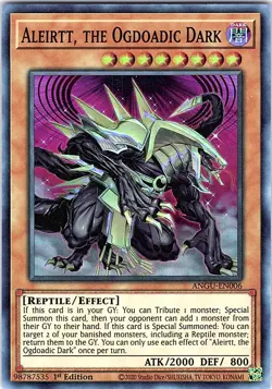 NM 1st Yugioh Aleirtt, the Ogdoadic Dark #ANGU-EN006 - Image 1