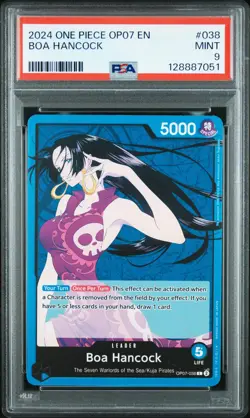 ONE PIECE #038 BOA HANCOCK PSA 9 2024 500 YEARS IN THE FUTURE OP07 038 LOW POP - Image 1