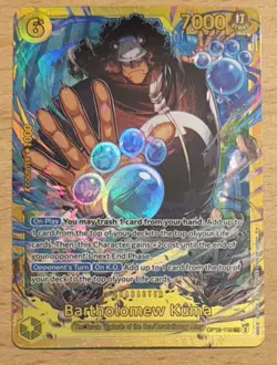 One Piece TCG Bartholomew Kuma SEC OP12-119 Legacy of the Master Foil English - Image 1