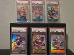 One Piece 2025 Asia Exclusive Mini-Tin Set 2 Promos Seqeuential Graded Set - Image 1
