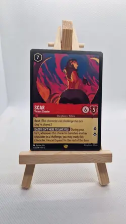 Scar - Vicious Cheater Legendary 125/204 – Lorcana Rise of the Floodborn – NM - Image 1