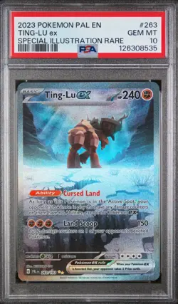 Pokemon Ting-Lu EX 263/193 Paldea Evolved Special Illustration Rare PSA 10 - Image 1