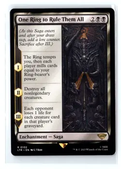 MAGIC: THE GATHERING ONE RING TO RULE THEM ALL 102 PRERELEASE CARDS NM/M - Image 1