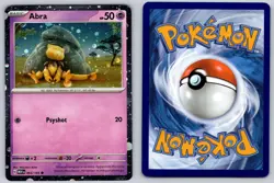 Abra 063/165 Cosmos Holo Promo Miscellaneous Cards & Products Pokemon NM - LP - Image 3