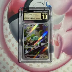 2023 Bulbasaur Pokemon svG Special Deck Set AR Holo JPN #050/049 CGC 10 Pristine - Image 1