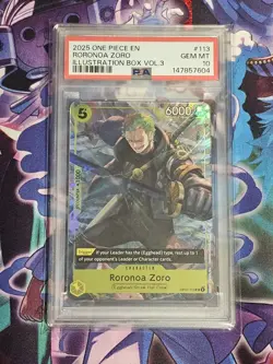 Roronoa Zoro (Illustration Box Vol.3) OP07-113 One Piece Promotion Cards Foil - Image 1