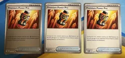 In-Hand 3x NM Premium Power Pro Pokemon Mega Evolution 124/132 Reverse + Regular - Image 1