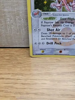 Fearow 24/112 EX Fire Red & Leaf Green Reverse Holo Rare Pokemon Card TCG - Image 5