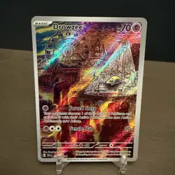 Pokemon TCG Scarlet and Violet DROWZEE Illustration Rare Card 210/198 Base Set - Image 1