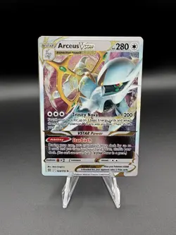 Arceus VSTAR (Metal Card) NM 123/172 Arceus Premium Collection Pokemon Promo - Image 1