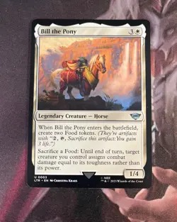MtG Custom Commander / EDH Mono White Bill the Pony the Deck - Bracket 2 - Image 1