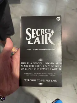 Secret Lair Serialized Swords To Plowshares MagicCon Las Vegas /295 SEALED MTG - Image 1
