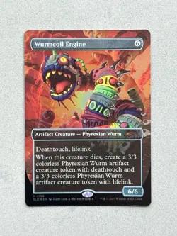 Wurmcoil Engine #2196 (Rainbow Foil) MTG Secret Lair Play-Doh Extra Life - NM - Image 1