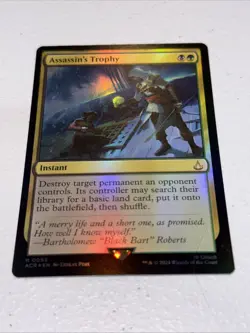 Assassin’s Trophy 95 MTG Assassins Creed 2024 Foil Rare - Image 1