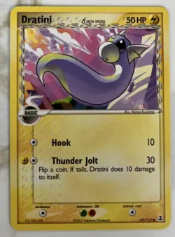 Pokemon TCG Dratini (Delta) EX Delta Species 65/113 Regular Common LP - Image 1