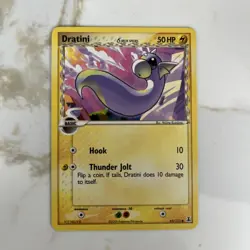 Pokemon TCG Dratini (Delta) EX Delta Species 65/113 Regular Common LP - Image 2
