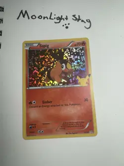Tepig 13/25 Holo McDonald's 25th Celebrations Pokemon NM - Image 1