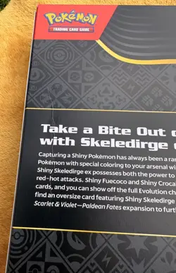 Pokemon TCG | Paldean Fates Skeledirge ex Premium Collection Box | New & Sealed - Image 3