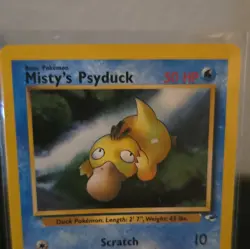 Pokemon TCG Misty's Psyduck Uncommon Unlimited Gym Heroes 054/132 ENG - Image 2