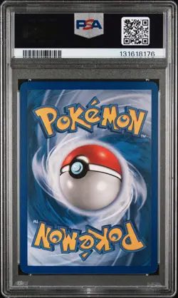 2002 POKEMON EXPEDITION #2 AMPHAROS-REVERSE FOIL PSA 8 - Image 2