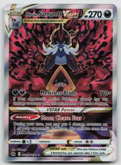 Hisuian Samurott VSTAR GG52/GG70 Holo Crown Zenith Galarian Gallery Pokemon NM - Image 1